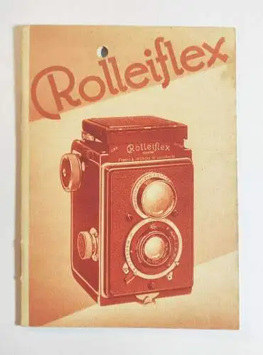 Roleiflex altes Werbeheft Fotografie Kamera