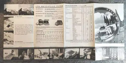 Prospekt Lifa Massivglas Filter Preisliste Werbung