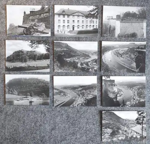 Bildermappe Königstein Sächsische Schweiz 10 Kleinbild Fotos