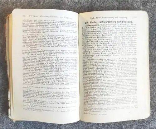 Berlet Erzgebirge Nordböhmen Mittelgebirge II Auflage 1908