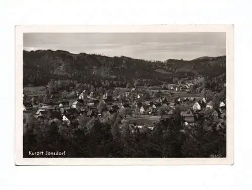 Ak Kurort Jonsdorf Zittauer Gebirge Blick vom Hyronimusstein