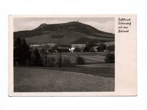 Ak Luftkurort Lückendorf mit dem Hochwald Zittauer Gebirge