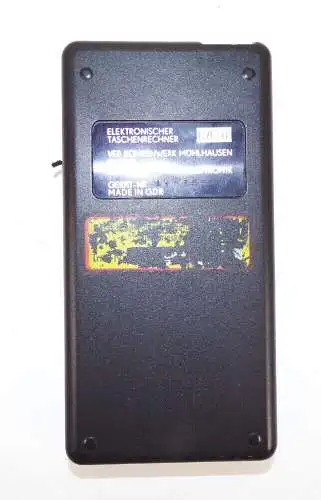 DDR Taschenrechner MR201 funktionstüchtig OVP