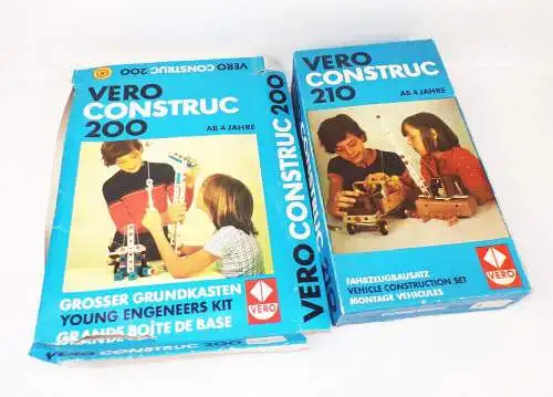 Vero Construc 200 210  DDR Baukasten 2 Stück Spielzeug