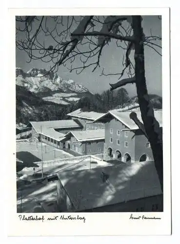 Ak Gasthaus der Platterhof Obersalzberg bei Berchtesgaden
