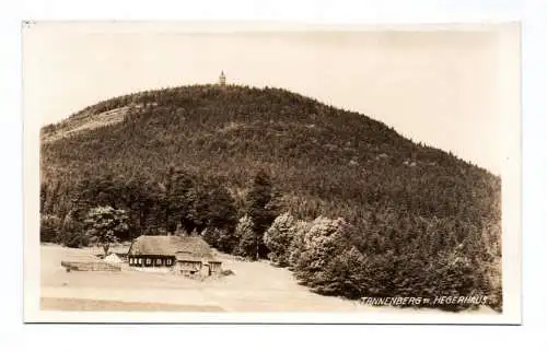 Ak Tannenberg mit Hegerhaus Jedlová Tschechien