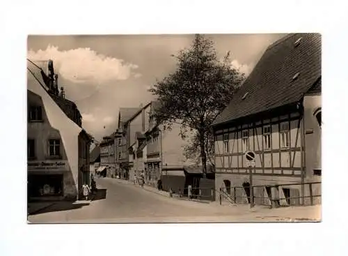 Ak Olbernhau Erzgebirge Blick in die Grünthaler Straße 1957