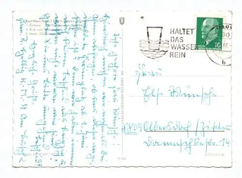 Ak Karl Marx Stadt 1962 Chemnitz