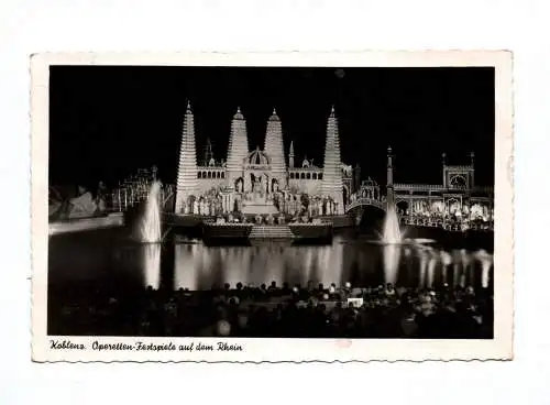 Ak Koblenz Operetten Festspiele auf dem Rhein 1956