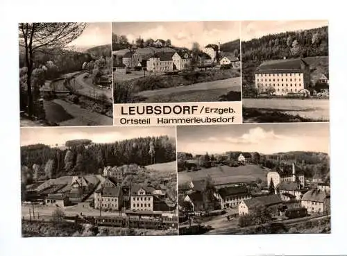 Ak Leubsdorf Erzgebirge Ortsteil Hammerleubsdorf 1973