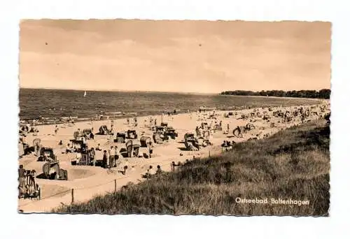 Ak Ostseebad Boltenhagen 1961 Menschen am Strand