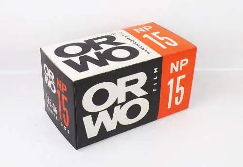 ORWO Schaupackung Schaufenster Deko Fotogeschäft Konsum DDR Reklame 