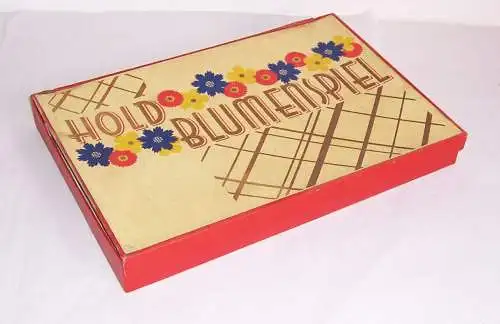 Hold Blumenspiel um 1930er 1940er Jahreszeiten Legespiel  selten 