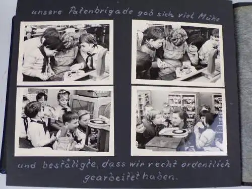 Fotoalbum Schule Zittau FDJ Kinder Kindheit DDR Zeitzeugnis
