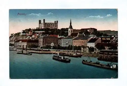 Ak Pozsony  1915 Feldpost Bratislava Slowakei