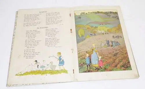 Altes Kinderbuch Der Herbst Bilder von Gertrud Caspari 1930 er