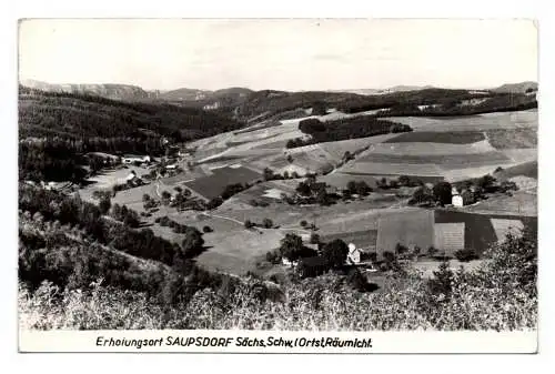 Ak Erholungsort Saupsdorf Sächsische Schweiz Ortsteil Räumicht 1967