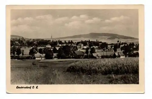 Ak Leutersdorf 1955 Ansicht Stadt