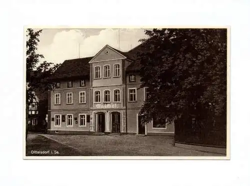 Ak Dittelsdorf in Sachsen Gasthof
