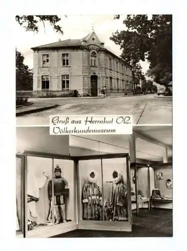 Ak Gruß aus Herrnhut Völkerkundemuseum 1971