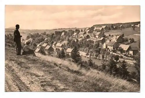 Ak Tanne Harz 1962 Mann und Frau am Hang