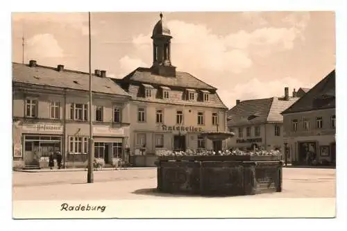 Ak Radeburg Ratskeller 1961