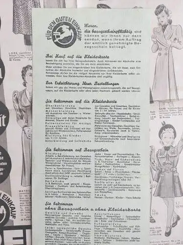 Renner Dresden am Altmarkt 1940 Kuvert mit Reklame Angebot Haushalt