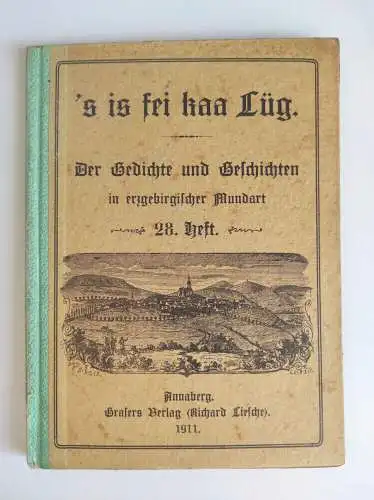Der Gedichte und Geschichten Annaberg 1911 Alte Broschüre
