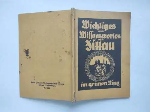 Wichtiges und Wissenswertes von Zittau altes Heft im grünen Ring
