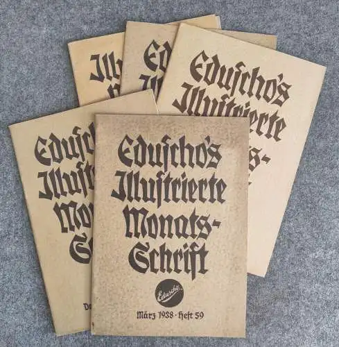 Eduschos Illustrierte Monatsschrift 6Heft von 1933 bis 1938