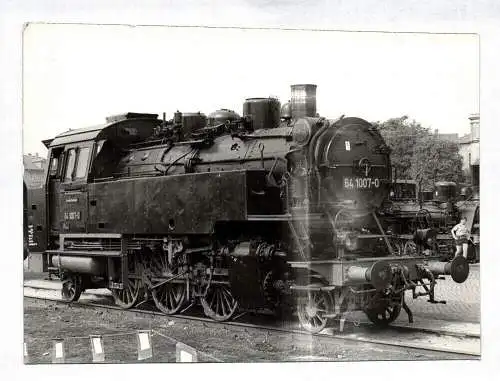 Foto Dampflokomotive 64 1007-0 Dampflok 1960er 1970er