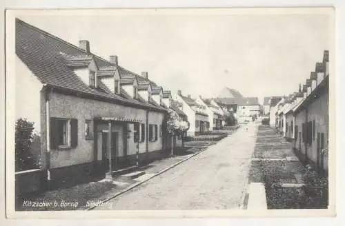 Ak Kitzscher bei Borna Siedlung 1948 A3216