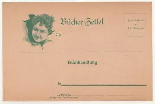Reklame Ak Bücher-Zettel Die Berliner Range Ernst Georgy um 1910 ! (A2515