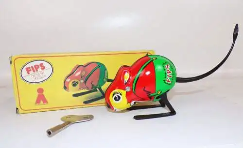 Plasticart Fips Maus Blechspielzeug OVP Uhrwerk