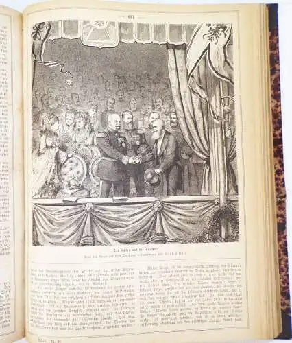 Die Gartenlaube Illustriertes Familienblatt 1875 gebundenes Buch