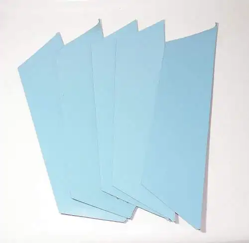 Sprelacart 5 Blatt DDR für Restaurierung Upcycling blau Vintage Deko