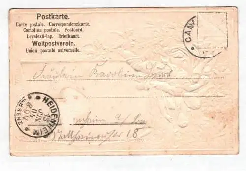 Litho Ak Cannstatt um 1900 Stuttgart