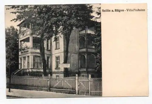 Ak Sellin auf Rügen Villa Frohsinn 1929
