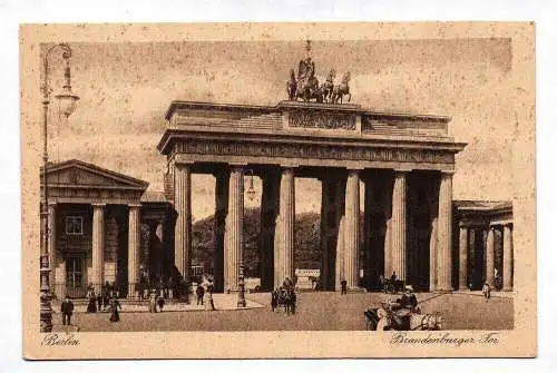 Ansichtskarte Berlin Brandenburger Tor Ak Postkarte