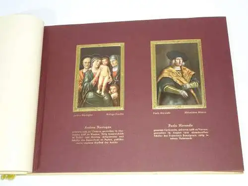 Meisterwerke der staatlichen Gemäldegalerie im Zwinger Dresden Sammelbilderalbum