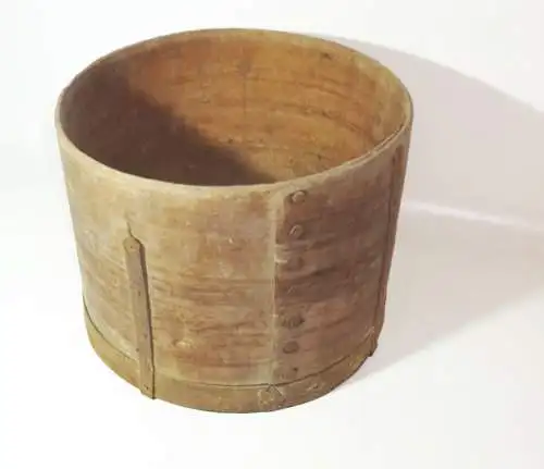 Altes Scheffel Getreibemaß Ø 37,5 Holz Deko Landhaus Shabby !