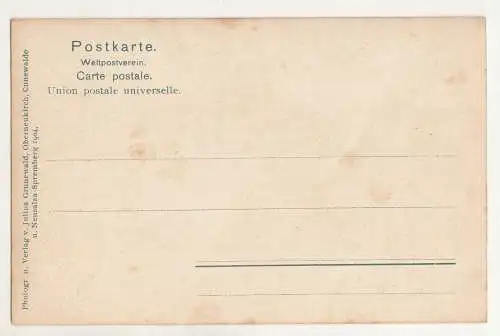 Litho Ak Gasthof " zum sächsischen Hof " Seifhennersdorf um 1900/10 (A3293