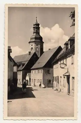 Foto Ak Straße Altenberg im Erzgebirge 1956 ! (A3264