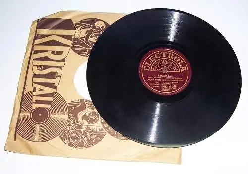 Electrola Schellack Marek Weber & sein Orchester A Media Luz Pacion Croilla 