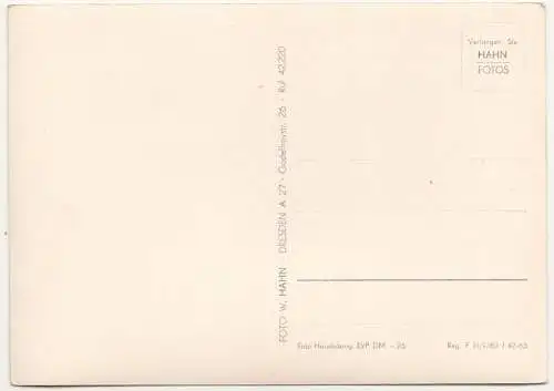 Walter Hahn Dresden Ak 8574 Polenztal mit Polenztal Wächter um 1963 DDR 