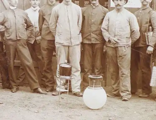 Fotografie Dresden Anfänge Elektrizität Central Station 1900 Elektriker