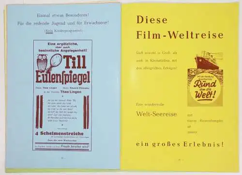 Film Katalog Friedrich Voss Dresden 1930 er Kino Sonderauswerter Film Vorstellun