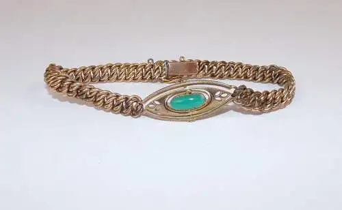 Art Deco Armband gold double Vintage 