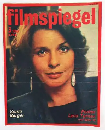Zeitschrift Filmspiegel 3 von 1990 Senta Berger Poster von Lana Turner