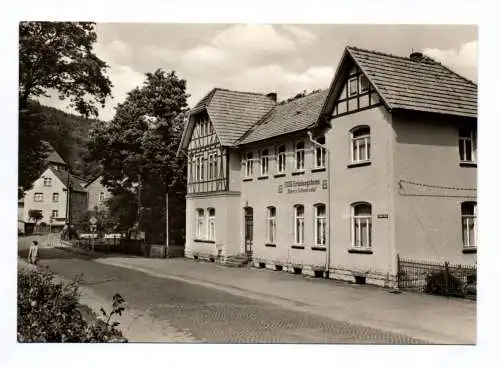 DDR Ak Katzhütte Oelze Thüringen FDGB Erholungsheim Oberes Schwarzatal 1971